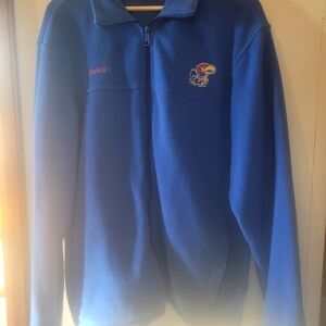 Columbia Blue Zip Up Fleece Jacket